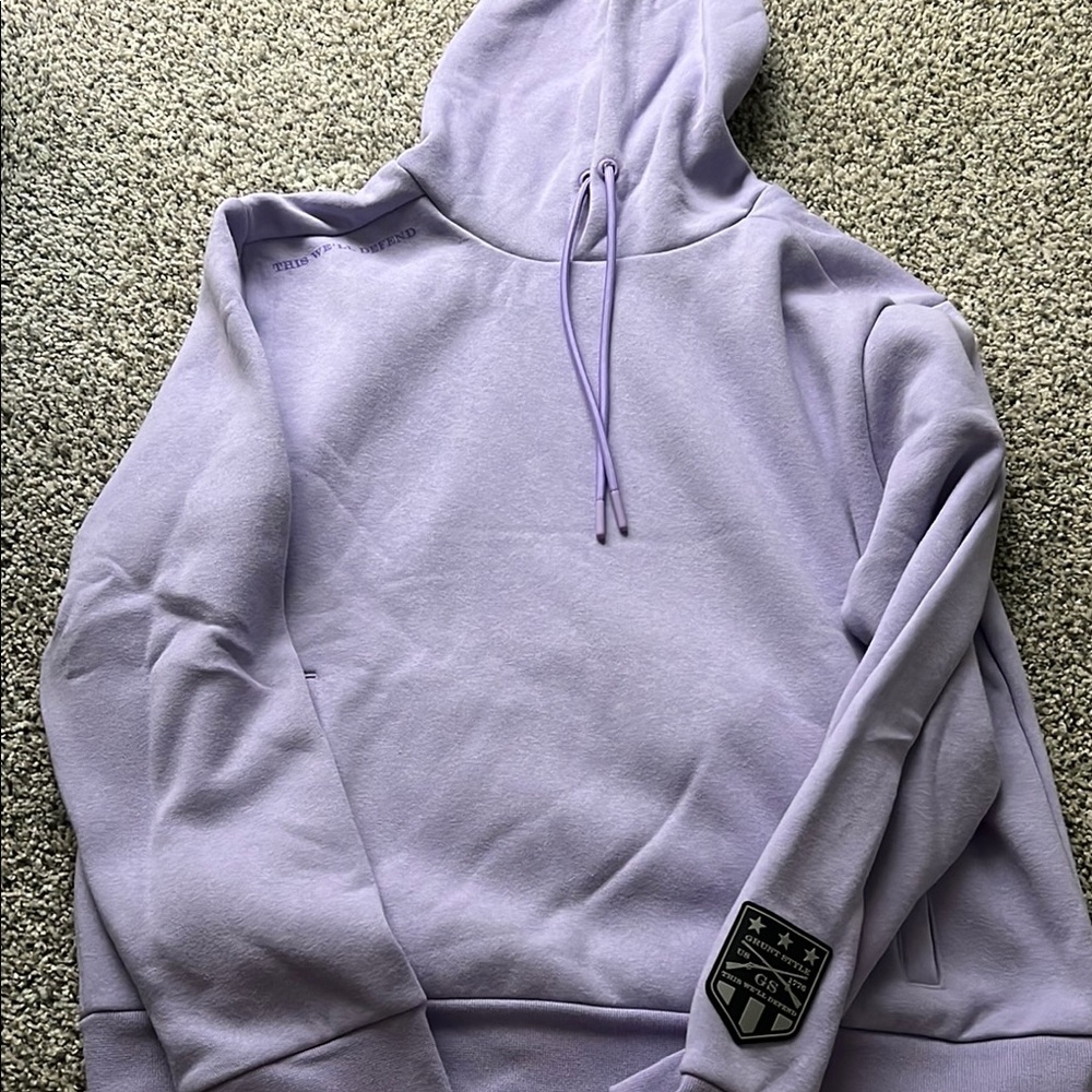 BRAND NEW  GRUNTSTYLE Lavender Hoodie with Patch